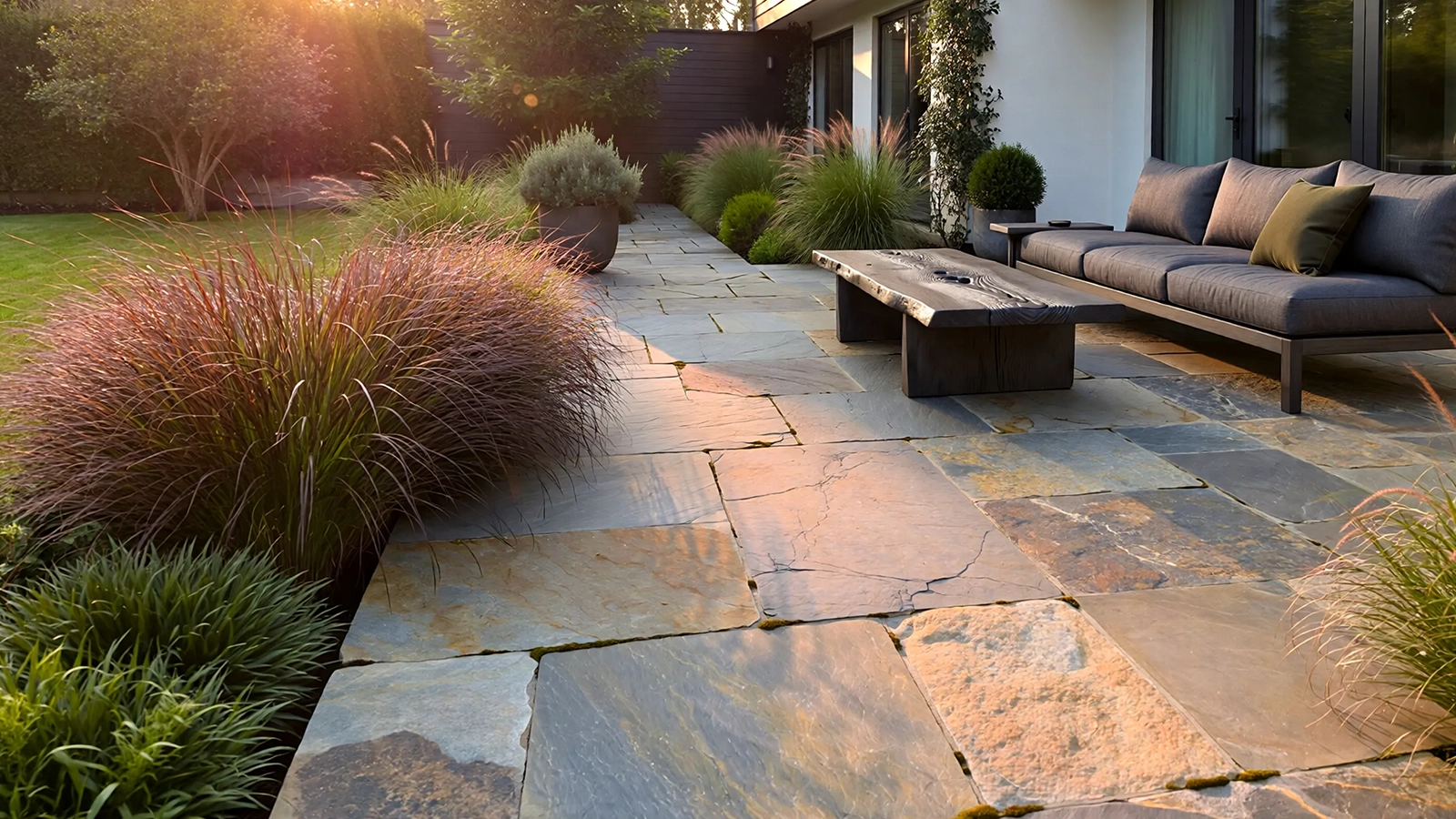 A terrace or patio that feels like a natural extension of the home.