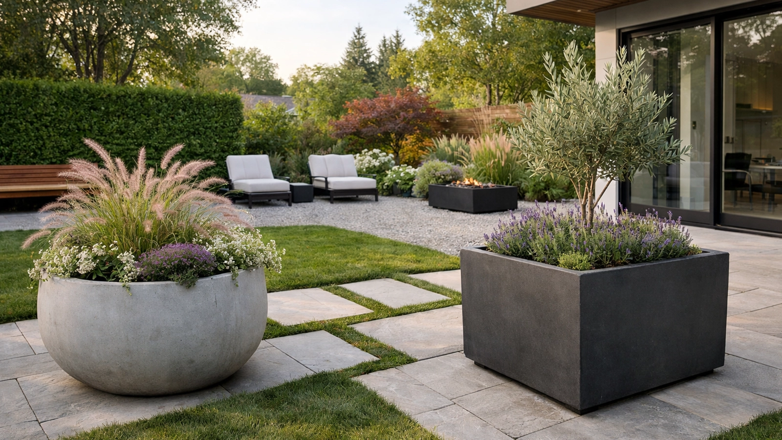 Properly scaled garden decor demonstrates how proportion keeps outdoor spaces open, balanced, and visually comfortable.