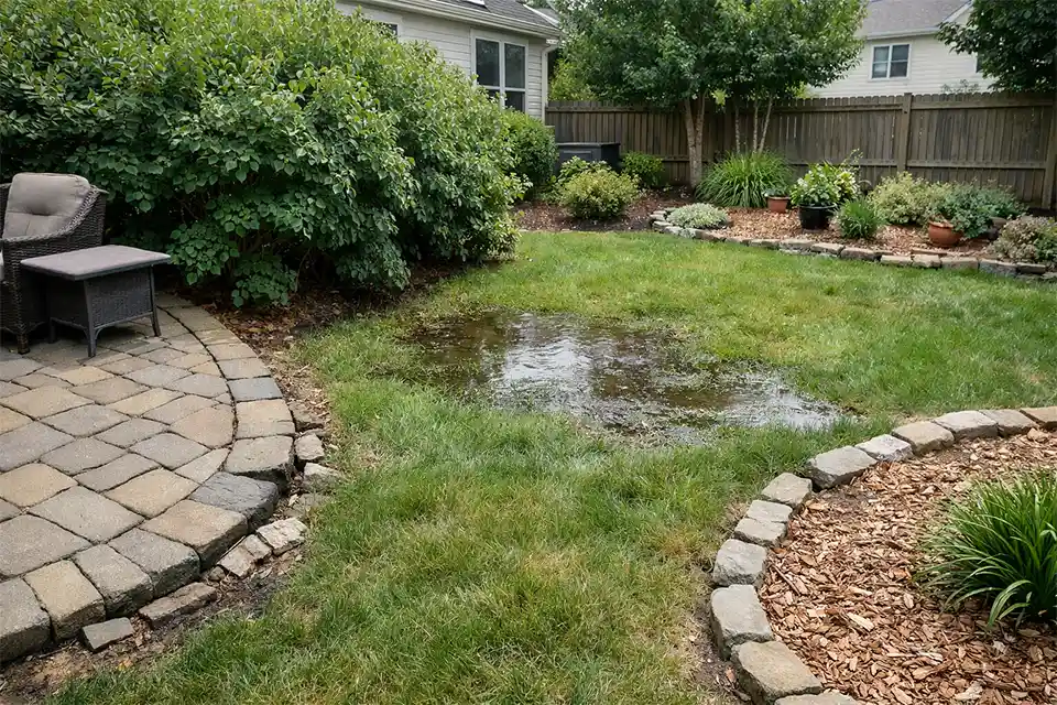 Backyard landscaping mistakes that increase long-term maintenance, repair, and replacement costs.